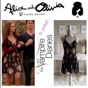 NWT Alice & Olivia Alves Dress ASO Elena Gilbert